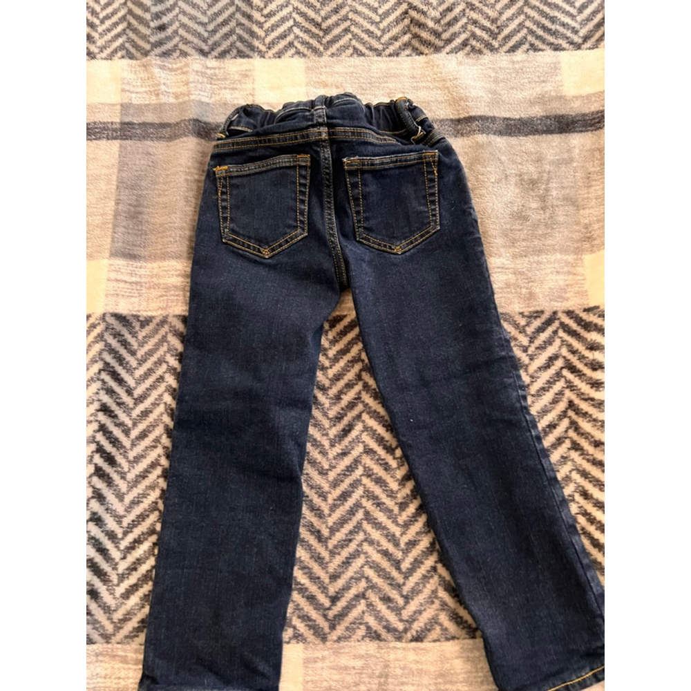 Kids Gap Denim Jeans with Red Plaid Lining Size 5 - Picture 9 of 10